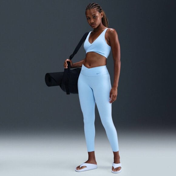 Nike Women's One High-Waisted 7/8 Leggings with Pockets MED Style HV2292-441 NWT - Picture 10 of 10